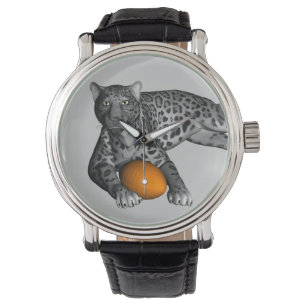 Football Panther Armbanduhr