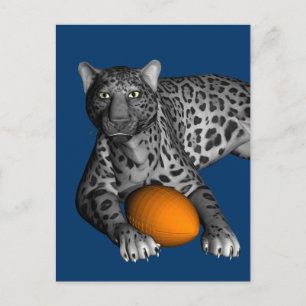 Football Panther Postkarte