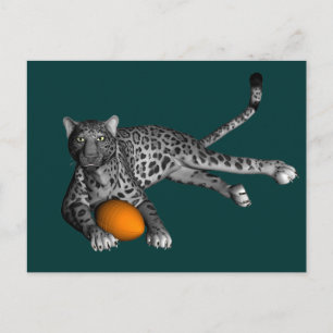 Football Panther Postkarte