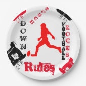 FOOTBALL PAPPTELLER (Vorderseite)