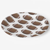 "Football" Pappteller (Schrägansicht)