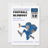 FOOTBALL-Party Einladungen - Individuell (Vorderseite)