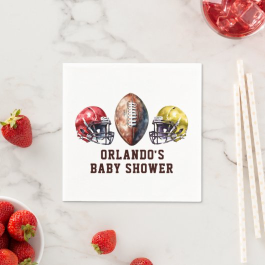 Football Party Napkins Serviette (Beispiel)