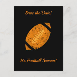 Football Party Tailgate liefert Black Gold Postkarte
