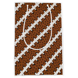 Football Pigskin Laces Sport Team Trainer Spaß Mittlere Geschenktüte