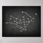 Football PLAYBOOK III Signature Chalet Print Poster (Vorne)