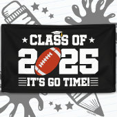 Football Player Abschluss Class of 2025 Senior Banner