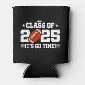 Football Player Abschluss Class of 2025 Senior Dosenkühler (Vorderseite)