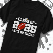 Football Player Abschluss Class of 2025 Senior T-Shirt