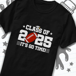 Football Player Abschluss Class of 2025 Senior T-Shirt