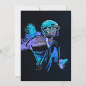 Football Player Canvas Print (Vorderseite)