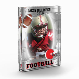 Football Player Design - DIY-Fotovorlage Fotoblock