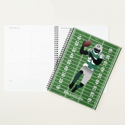 Football Player Design Weekly/Monatsplaner Planer (Anzeige)