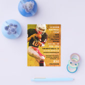 Football Player, Football Camp Advertising Flyer (Einzeln)