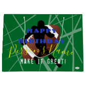 FOOTBALL Player Geschenktasche HAMbyWG Große Geschenktüte (Vorderseite)