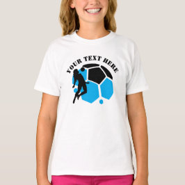 Football Player Girl, Birthday Gift, Team        T-Shirt