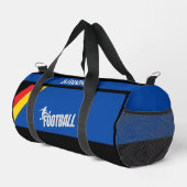 Football Player Girl, Geburtstagsgeschenk, deutsch Duffle Bag (Rechte Ecke)