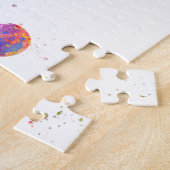 Football player in watercolor puzzle (Seite)