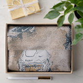 Football Player Malerei Seidenpapier (Geschenk)