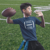 Football Player or Fan Custom Team Name Sports T-Shirt