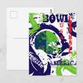 FOOTBALL POSTKARTE (Vorne/Hinten)