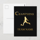 FOOTBALL POSTKARTE (Vorne/Hinten)