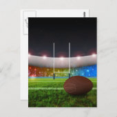 football postkarte (Vorne/Hinten)