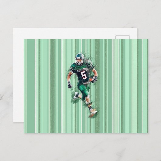 Football Postkarte (Vorne/Hinten)