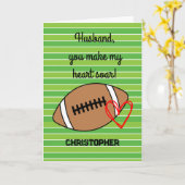 Football Pub Husband Geburtstag Karte (Gelbe Blume)