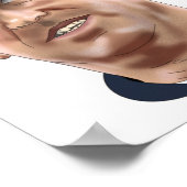 Football Quarterback Head Coach Poster (Ecke)