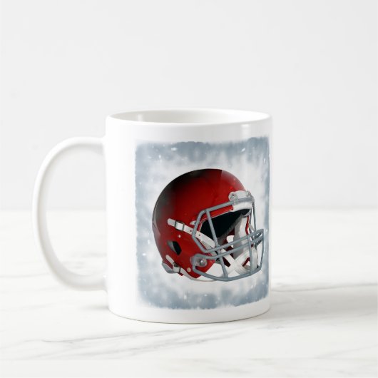 Football Red Helmet Kaffeetasse (Links)