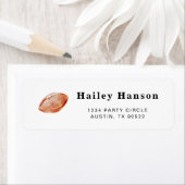 Football Return Address Labels (Insitu)
