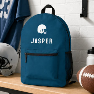 Football-Rucksack Benutzerdefinierter Spielernam Bedruckter Rucksack