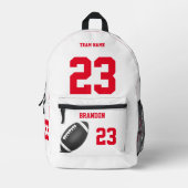 Football-Rucksack High School personalisiert r Bedruckter Rucksack (Vorderseite)