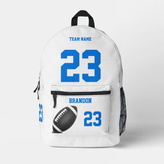 Football-Rucksack High School personalisiert w Bedruckter Rucksack (Vorderseite)