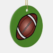 Football Rugby Ball Keramikornament (Rechts)