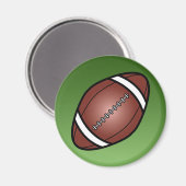 Football Rugby Ball Magnet (Vorderseite/Rückseite)
