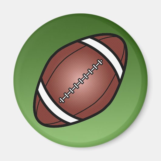 Football Rugby Ball Magnet (Vorne)