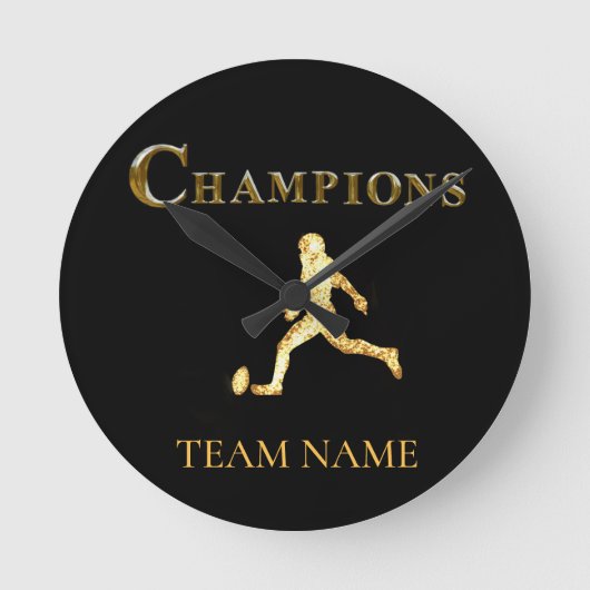 FOOTBALL RUNDE WANDUHR (Vorderseite)