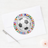 FOOTBALL RUNDER AUFKLEBER (Umschlag)
