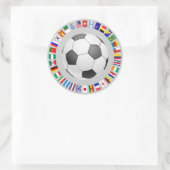 FOOTBALL RUNDER AUFKLEBER (Tasche)