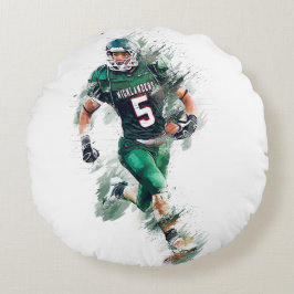 Football Rundes Kissen