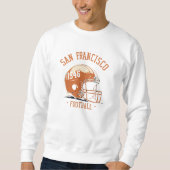 Football SanFrancisco Design Sweatshirt (Vorderseite)