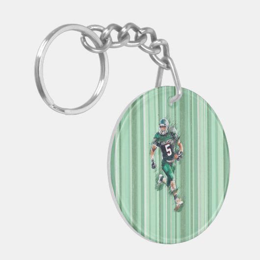 Football Schlüsselanhänger (Vorderseite links)