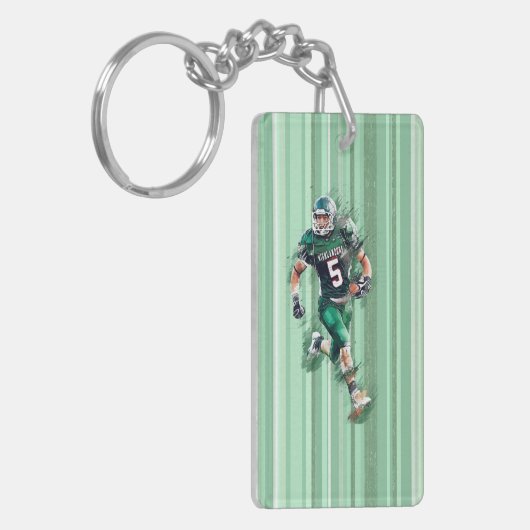 Football Schlüsselanhänger (Vorderseite links)