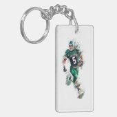 Football Schlüsselanhänger (Vorderseite links)