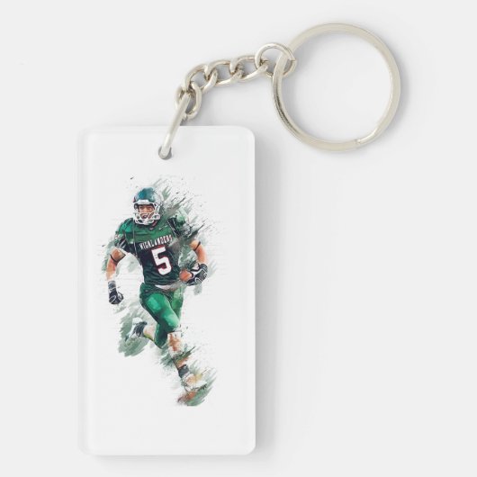 Football Schlüsselanhänger (Rückseite)