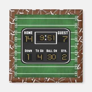 Football Scoreboard Magnet