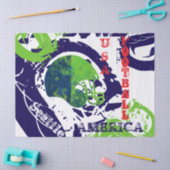 FOOTBALL SEIDENPAPIER (Basteln)