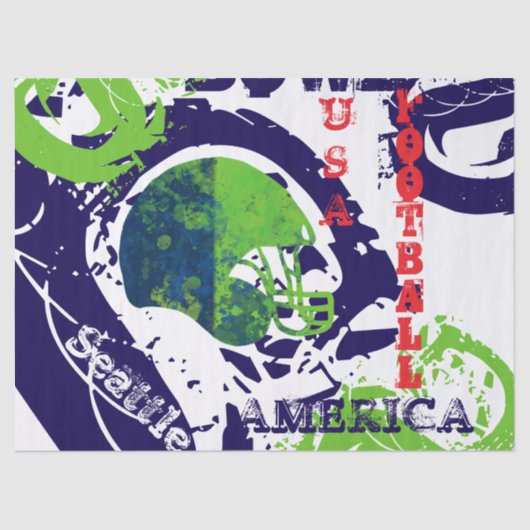 FOOTBALL SEIDENPAPIER (Vorderseite)